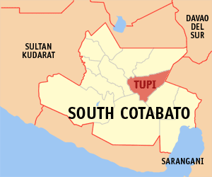 Tupi, South Cotabato on the map